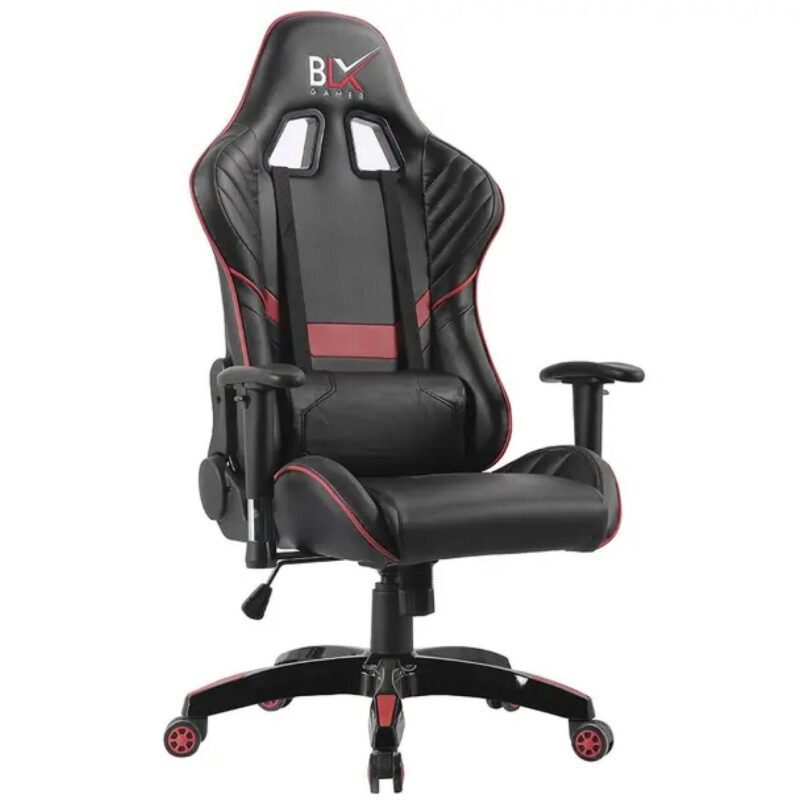 Cadeira Gamer Giratória BLX GAMER 6009G – Vermelho/Preto – 30031 PREMIUM OFFICE Móveis para Escritório Gamer 2