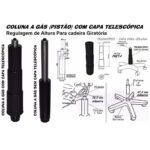 Cadeira Executiva Back System COSTURADA com Braços Reguláveis – Cor Preta – 31008 PREMIUM OFFICE Móveis para Escritório Executiva 16
