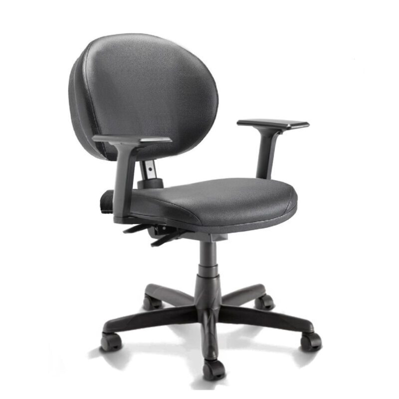 Cadeira Executiva PLUS LISA BACK SYSTEM c/ Braços Reguláveis – COR PRETO 32968 PREMIUM OFFICE Móveis para Escritório Executiva 2