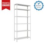 Estante de Aço com 06 Bandejas 27 cm (# 26/20) – 1,98×0,92×0,27m – W3 -16002 PREMIUM OFFICE Móveis para Escritório Estante de Aço 9