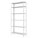 Estante de Aço com 06 Bandejas 30 cm (24/18) – 1,98×0,92×0,30m – Cinza – SA – 16014 PREMIUM OFFICE Móveis para Escritório Estante de Aço 9