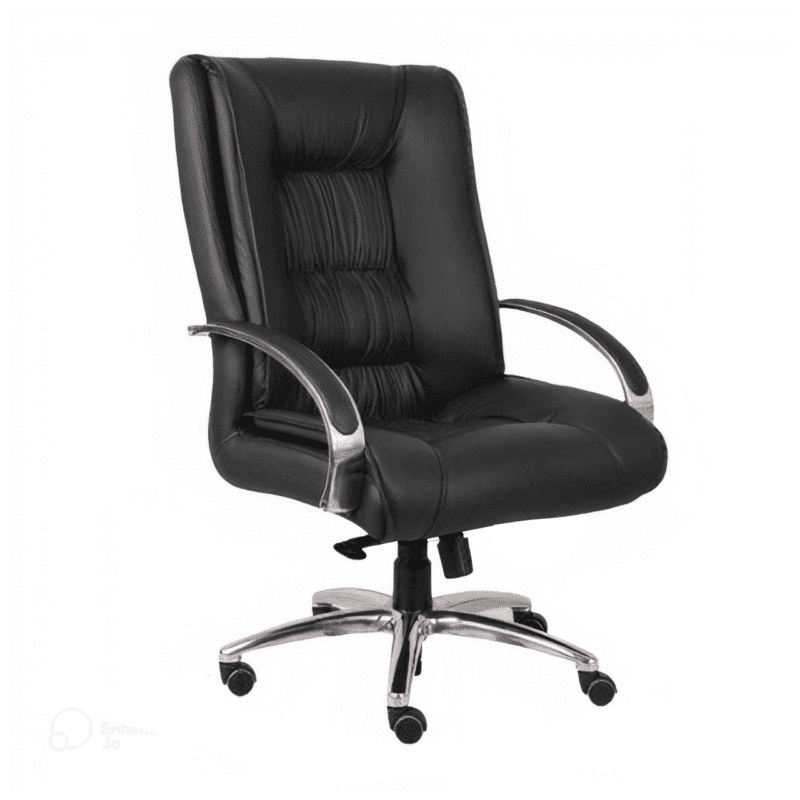 Cadeira Presidente ULTRA Giratória Cromada – ENJOY – Cor Preto – 32961 PREMIUM OFFICE Móveis para Escritório Presidente 2