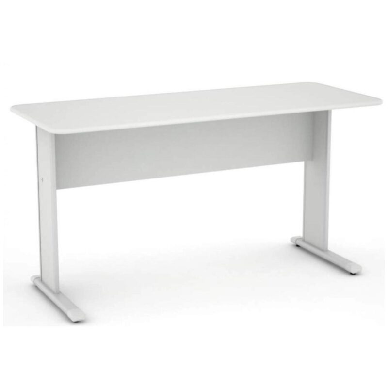 Mesa Escritório 1,52×0,62m com GAVETAS CINZA/CINZA – 43082 PREMIUM OFFICE Móveis para Escritório JOB Cinza 15 mm 3