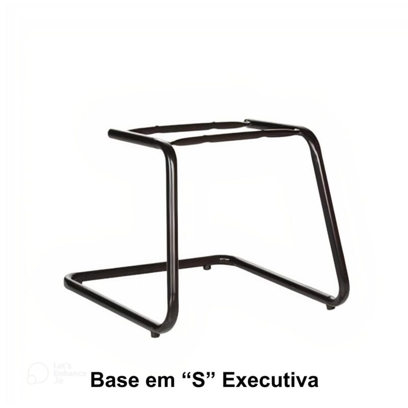 Base em “S” EXECUTIVA preta – PMD – 42209 PREMIUM OFFICE Móveis para Escritório Bases Fixas 2