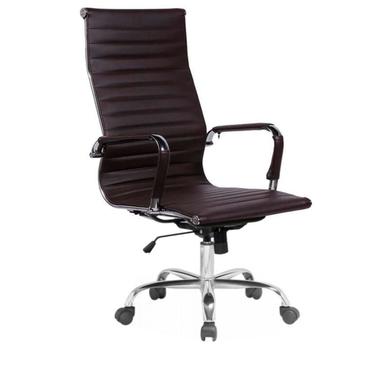 Cadeira Presidente Charles Eames Esteirinha – MARROM CAFÉ 32895 PREMIUM OFFICE Móveis para Escritório Presidente 2