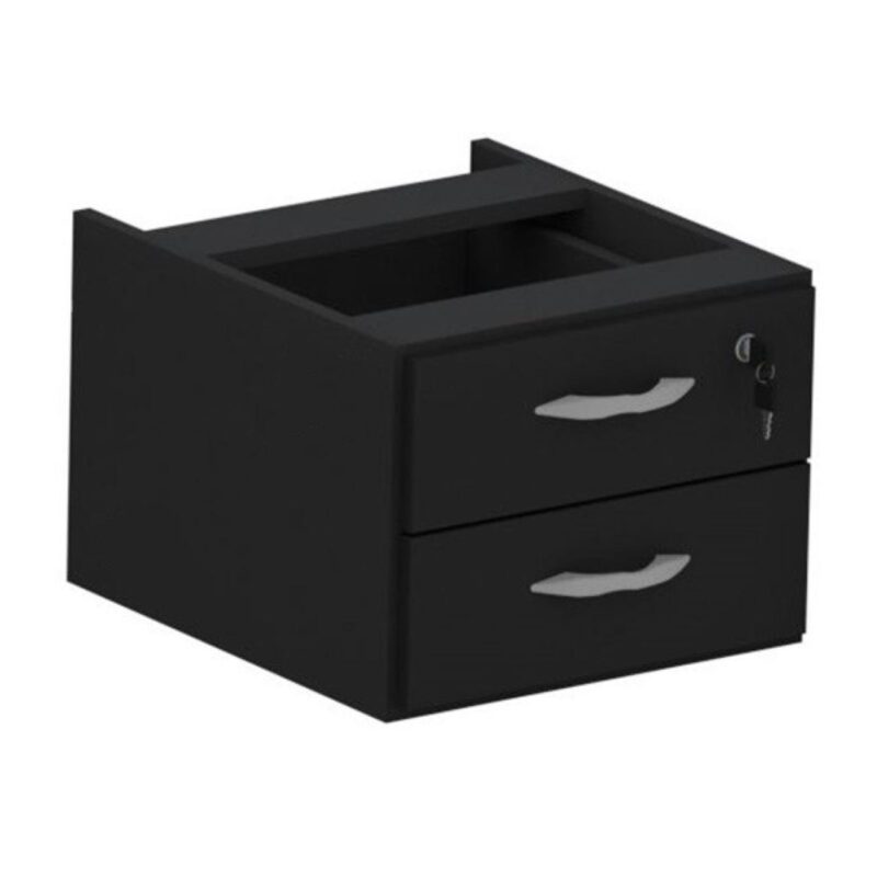 Gaveteiro Suspenso – Cor PRETO – 42997 PREMIUM OFFICE Móveis para Escritório JOB Preto 15 mm 2