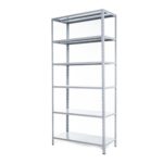 Estante de Aço com 06 Bandejas 30cm (#26/20) – 1,98×0,92×0,30m – SA – 11030 PREMIUM OFFICE Móveis para Escritório Estante de Aço 5
