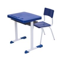 Kit Escolar Individual AZUL – (Mesa e Cadeira) – INFANTIL 03 a 06 Anos 41089 PREMIUM OFFICE Móveis para Escritório Infantil