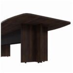 Mesa de Reunião Diretoria ABAULADA – 3,20×1,20m MARSALA/PRETO – 21017 PREMIUM OFFICE Móveis para Escritório Mesa de Reunião 8