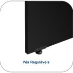 Mesa PRESIDENTE Armário Pedestal 1,82×1,80m NOGAL SEVILHA / PRETO – 20602 PREMIUM OFFICE Móveis para Escritório Linha 40 mm 12