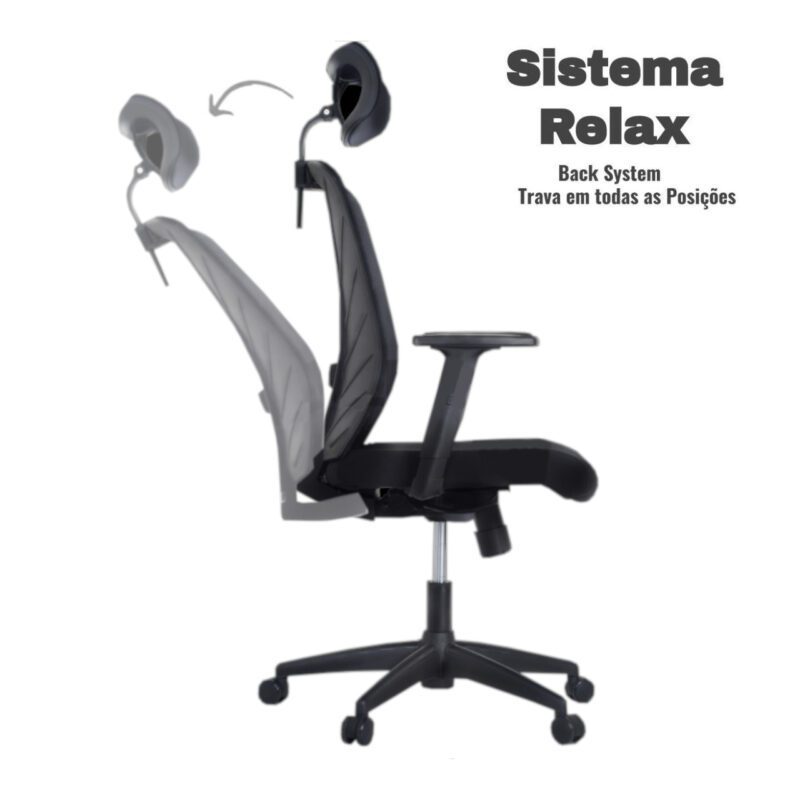 Cadeira de Escritório Giratória BLM-0243 32998 PREMIUM OFFICE Móveis para Escritório Cadeira de Tela 4