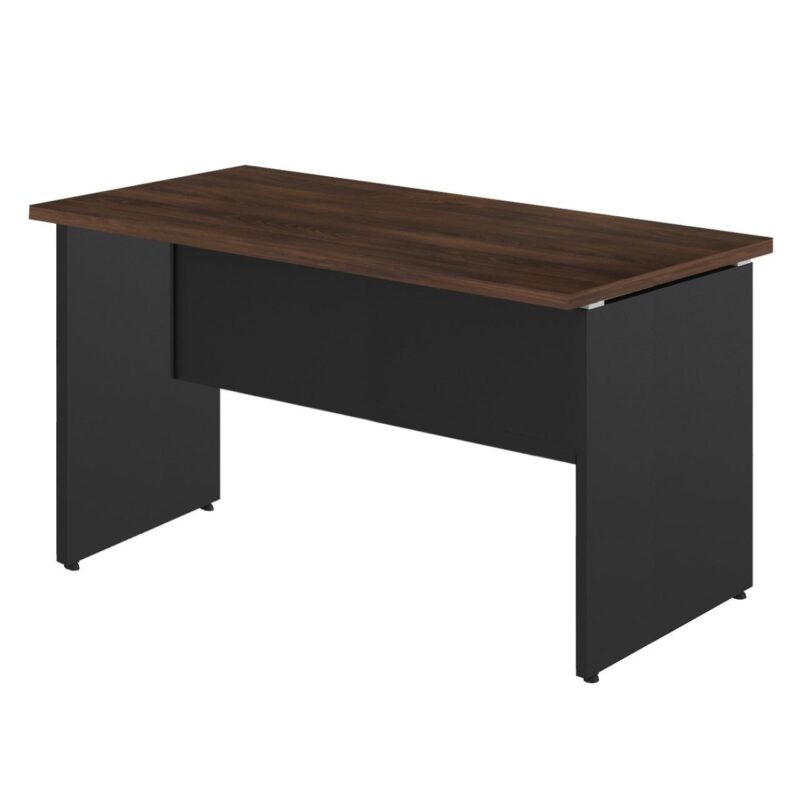 Mesa Escritório 1,70×0,60m – S/ Gavetas MARSALA / PRETO – 23474 PREMIUM OFFICE Móveis para Escritório Linha 30 mm 2