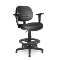 Cadeira Caixa EXECUTIVA COSTURADA – (Aranha PMD) – Cor Preta – 35002 PREMIUM OFFICE Móveis para Escritório Cadeira Caixa