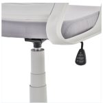 Cadeira de Escritório Diretor Tela MAYA c/ braço – Corino CINZA – 34031 PREMIUM OFFICE Móveis para Escritório Cadeira de Tela 13