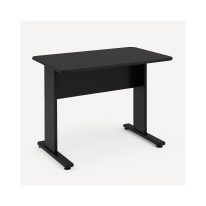 Mesa Escritório 0,80x0,60m - JOB - PRETO/PRETO - 43088